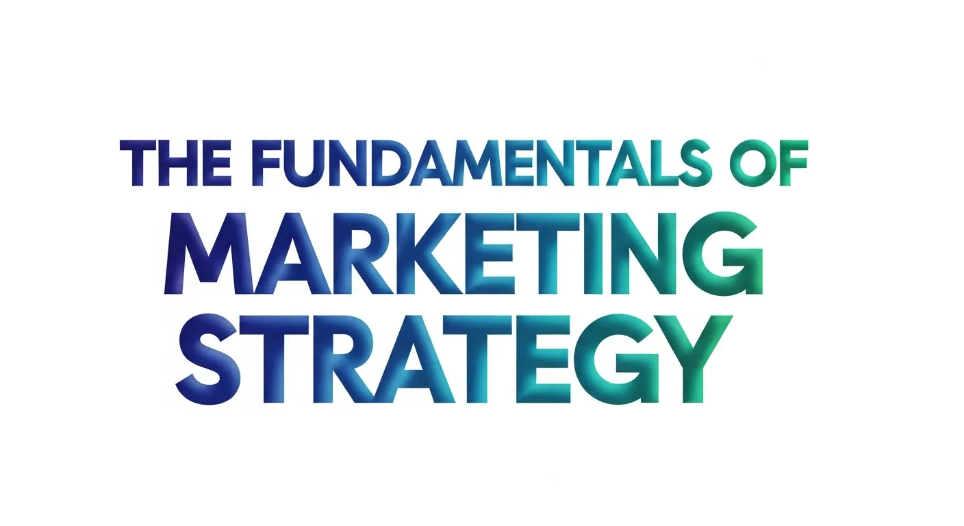 The Fundamentals of Marketing Strategy