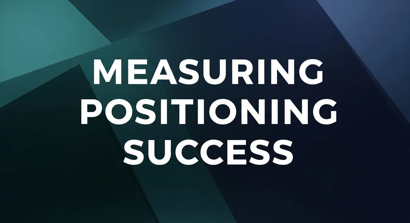 Measuring Positioning Success | Successful Brand Positioning