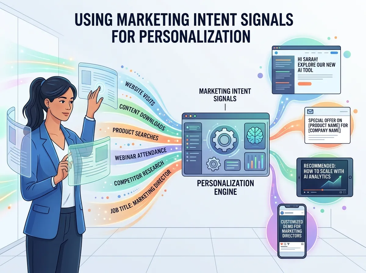 Using Marketing Intent Signals for Personalization