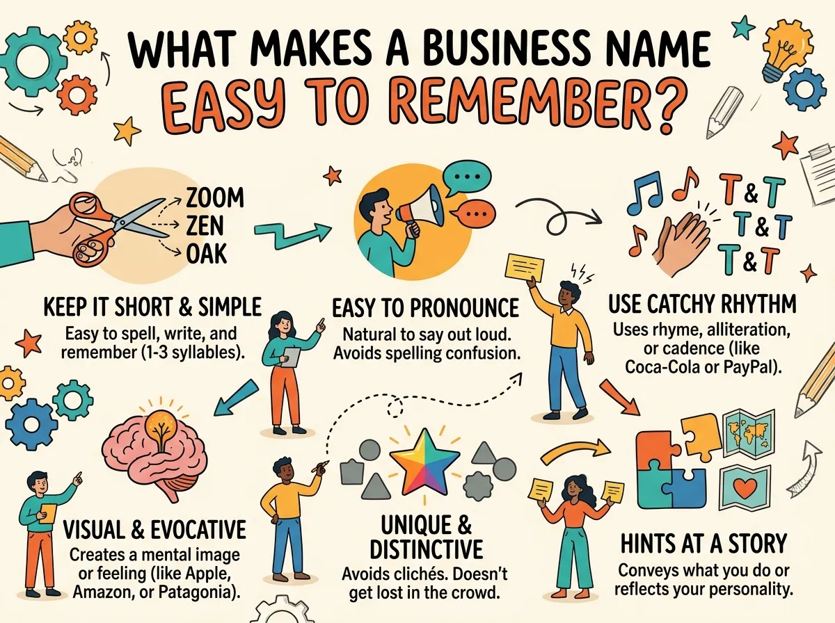 What Makes a Business Name Easy to Remember